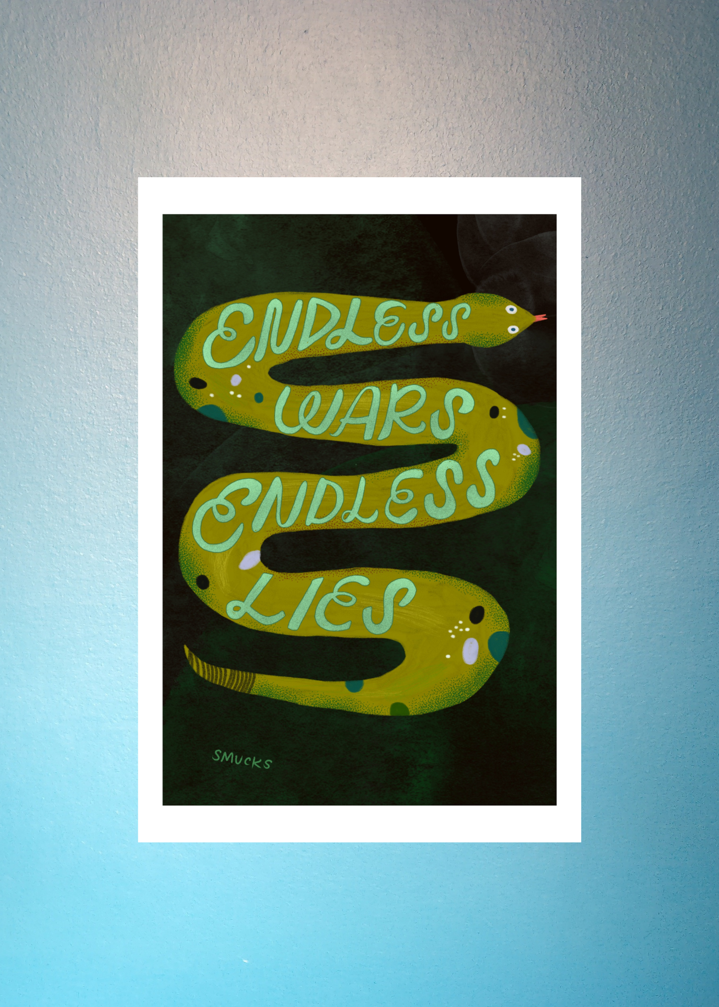 Endless Wars Endless Lies Mini Print