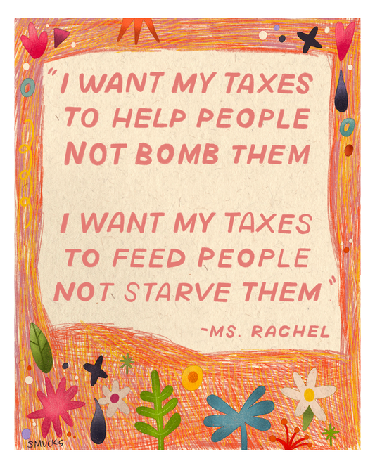 PREORDER: Ms. Rachel Quotation Art Print